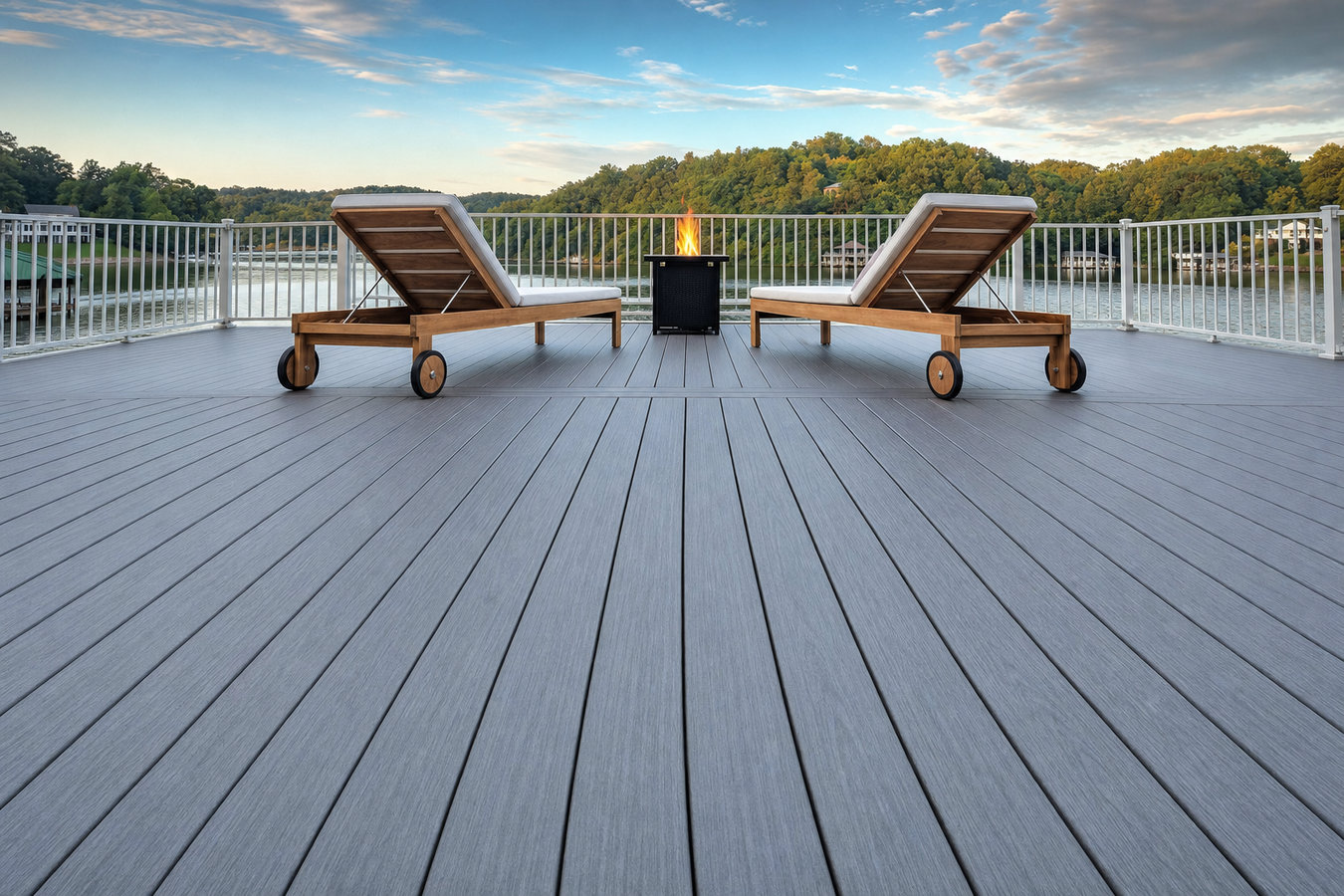 Composite deck installation in Merced, CA