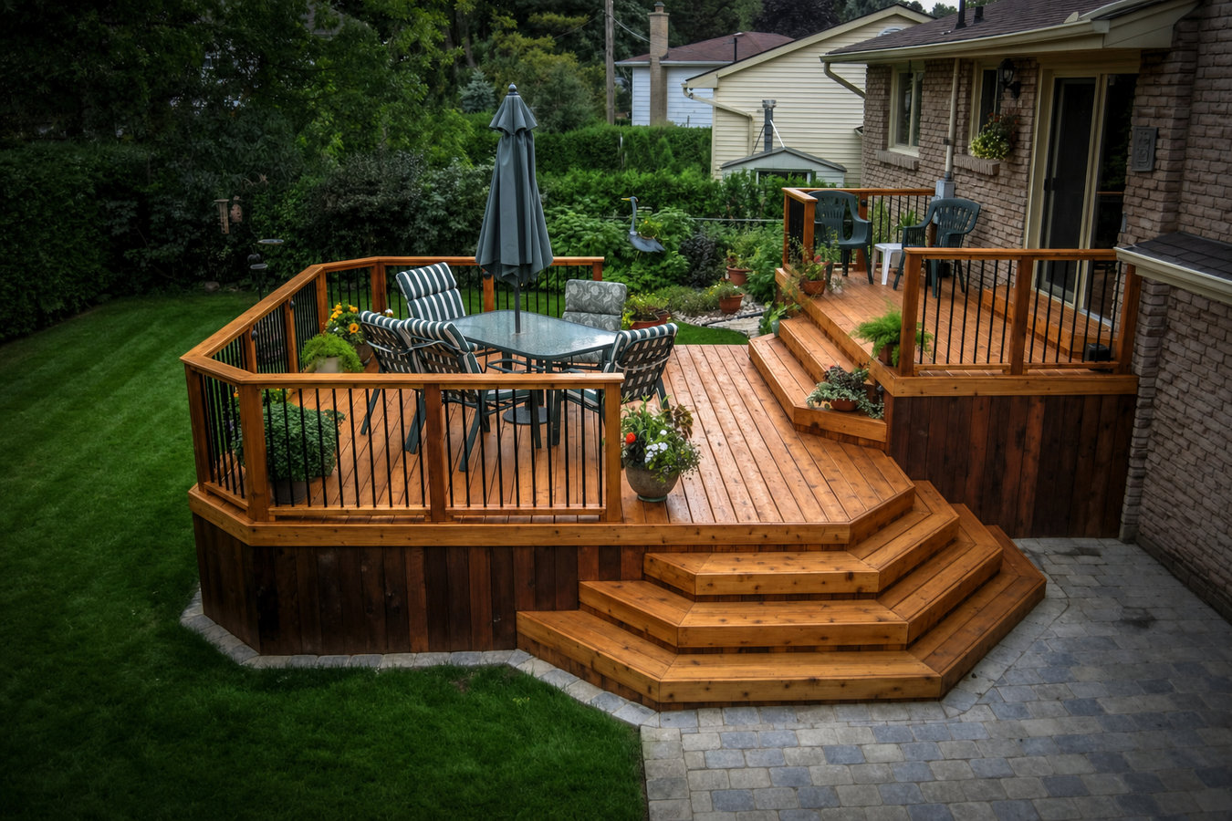 Multi-level decks in Merced, CA