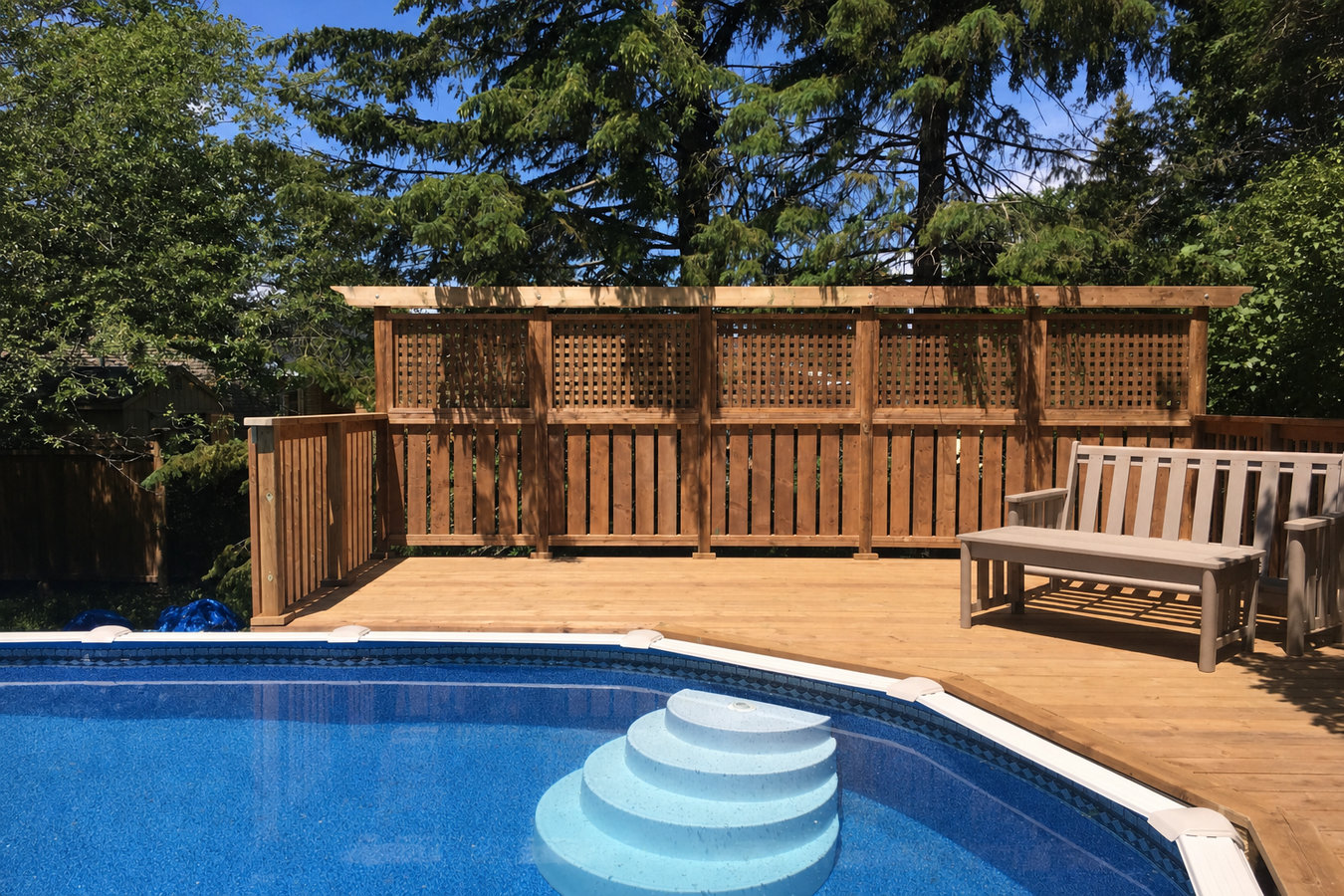 Pool deck construction in Merced, CA